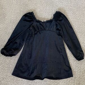 GAP Black Velvet Girls Dress